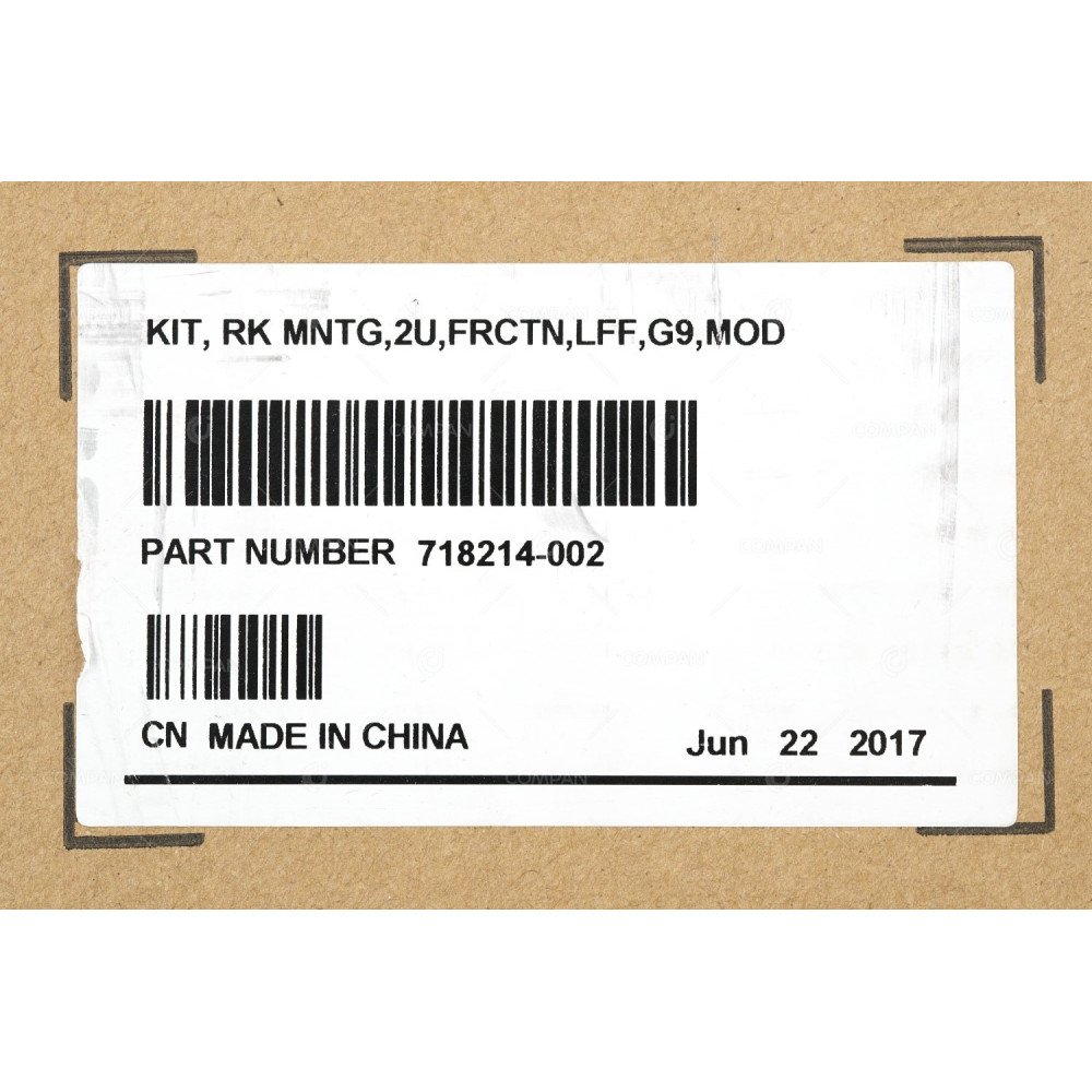 718214-002 HP RAILS FOR HP DL80 DL180 DL380 DL385P G8 G9 LFF 718494-001