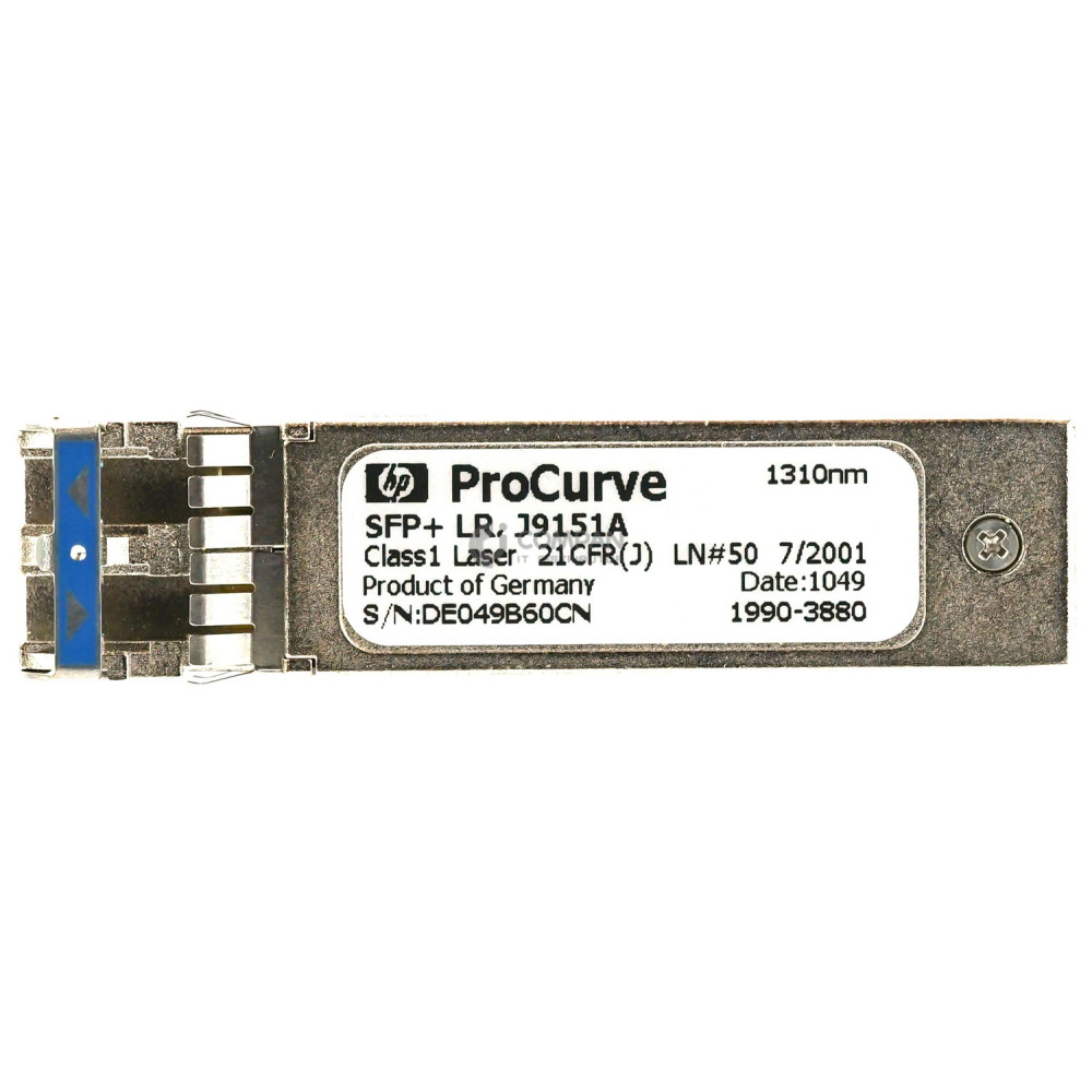 J9151A HP PROCURVE 10G SFP+ LR 10KM 1310NM TRANSCEIVER MODULE