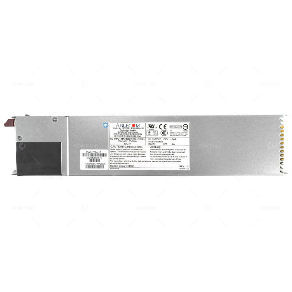 PWS-702A-1R SUPERMICRO 700W POWER SUPPLY 1U 2U FOR NETGEAR READYNAS 3200