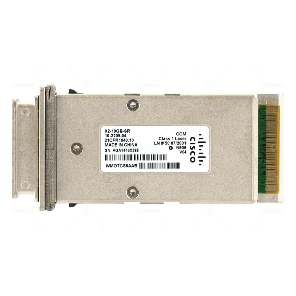 10-2205-04 CISCO X2-10GBASE-SR 10GB V04 TRANSCEIVER MODULE X2-10GB-SR
