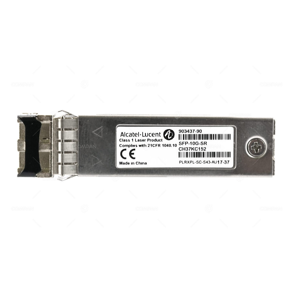903437-90 ALCATEL LUCENT SFP-10G-SR 10GBPS FC SFP+ COMPLIES WITH 21CFR 1040.10