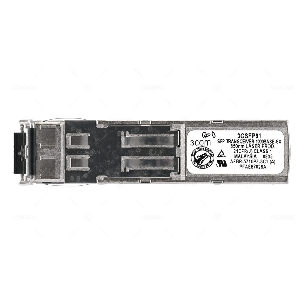 3CSFP91 3COM 1000BASE-SX SFP 850NM 550M OPTICAL TRANSCEIVER MODULE