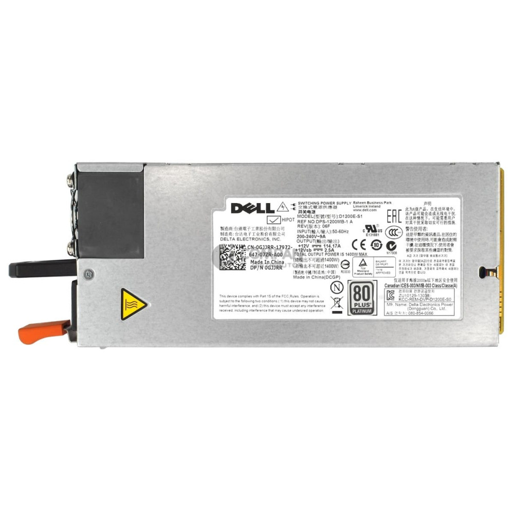 GJJRR DELL DELTA 1400W 80+ PLATINUM PSU FOR DELL POWEREDGE C6300 C6320