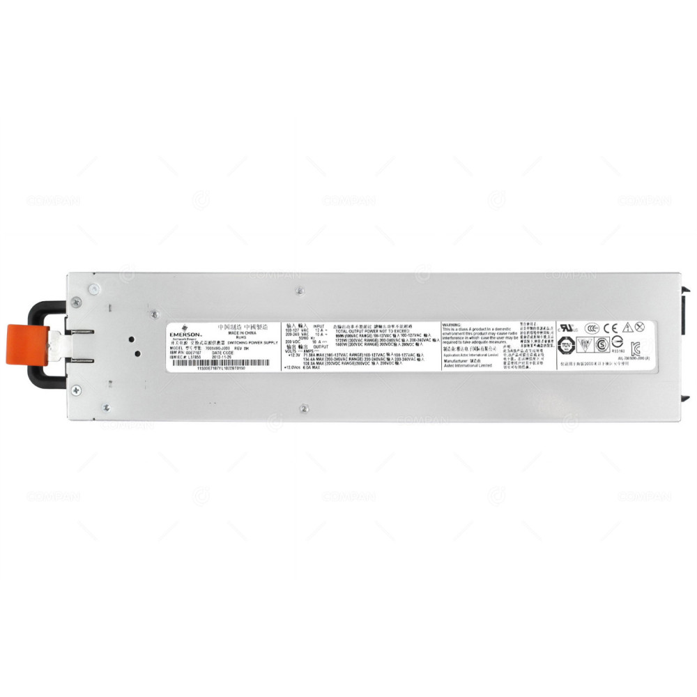 00E7187 IBM 1725W AC POWER SUPPLY FOR IBM POWER7 P710 P720 P740