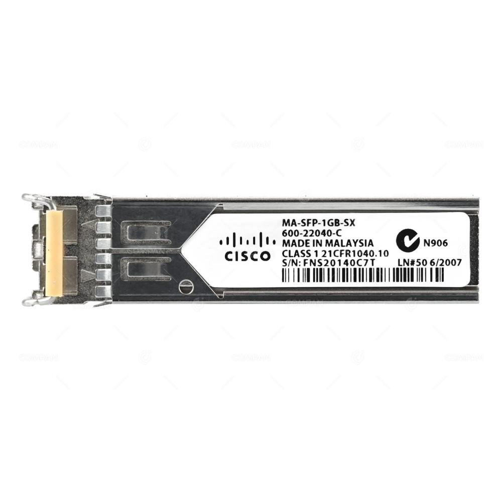 MA-SFP-1GB-SX CISCO MERAKI 1000BASE-SX SFP+ 850NM 550M MMF OPTICAL TRANSCEIVER 600-22040-C