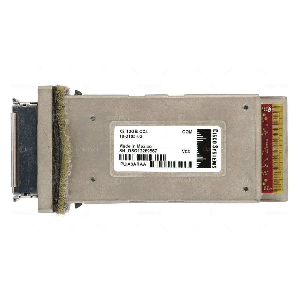 X2-10GB-CX4 CISCO 10GBASE-CX4 V03 TRANSCEIVER CONVERTER MODULE 10-2105-03