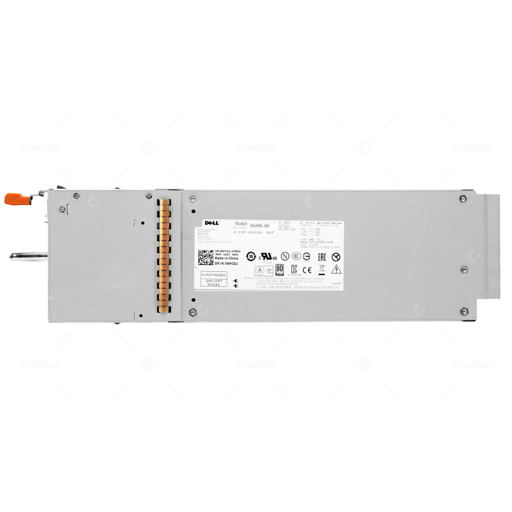 NFCG1 DELL 600W POWER SUPPLY FOR MD1200 1220 3200 3400 3420 3600 3800