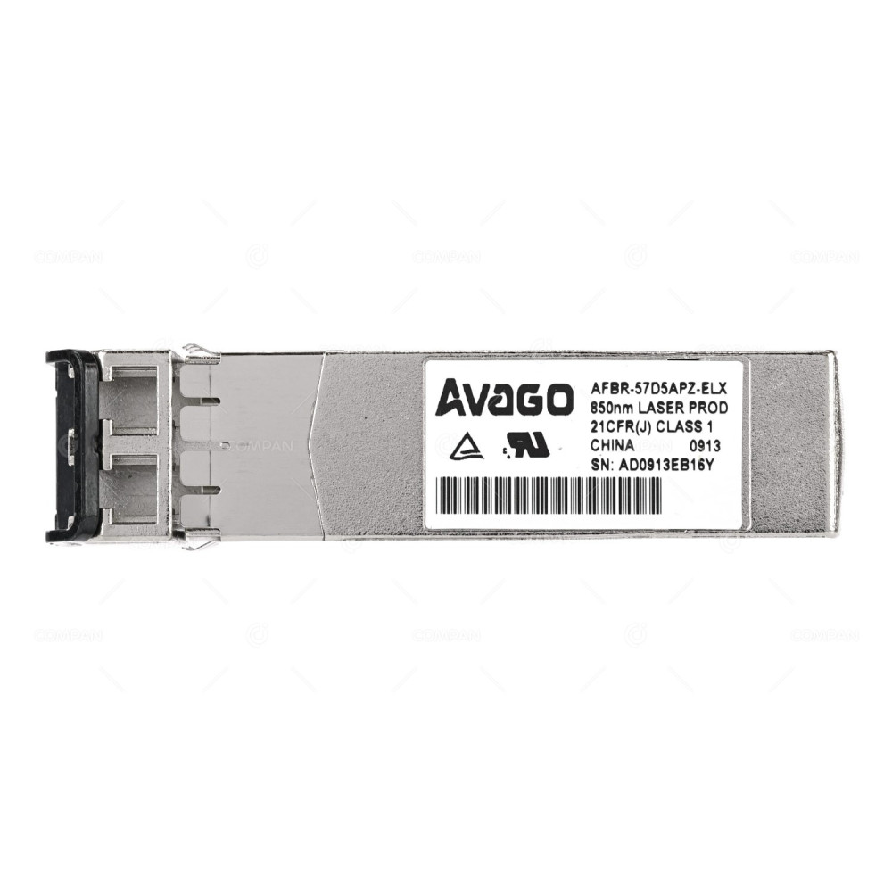 AFBR-57D5APZ-ELX AVAGO 8GB SFP+ 850NM FIBRE CHANNEL FC SHORT WAVE SW OPTICAL TRANSCEIVER MODULE -