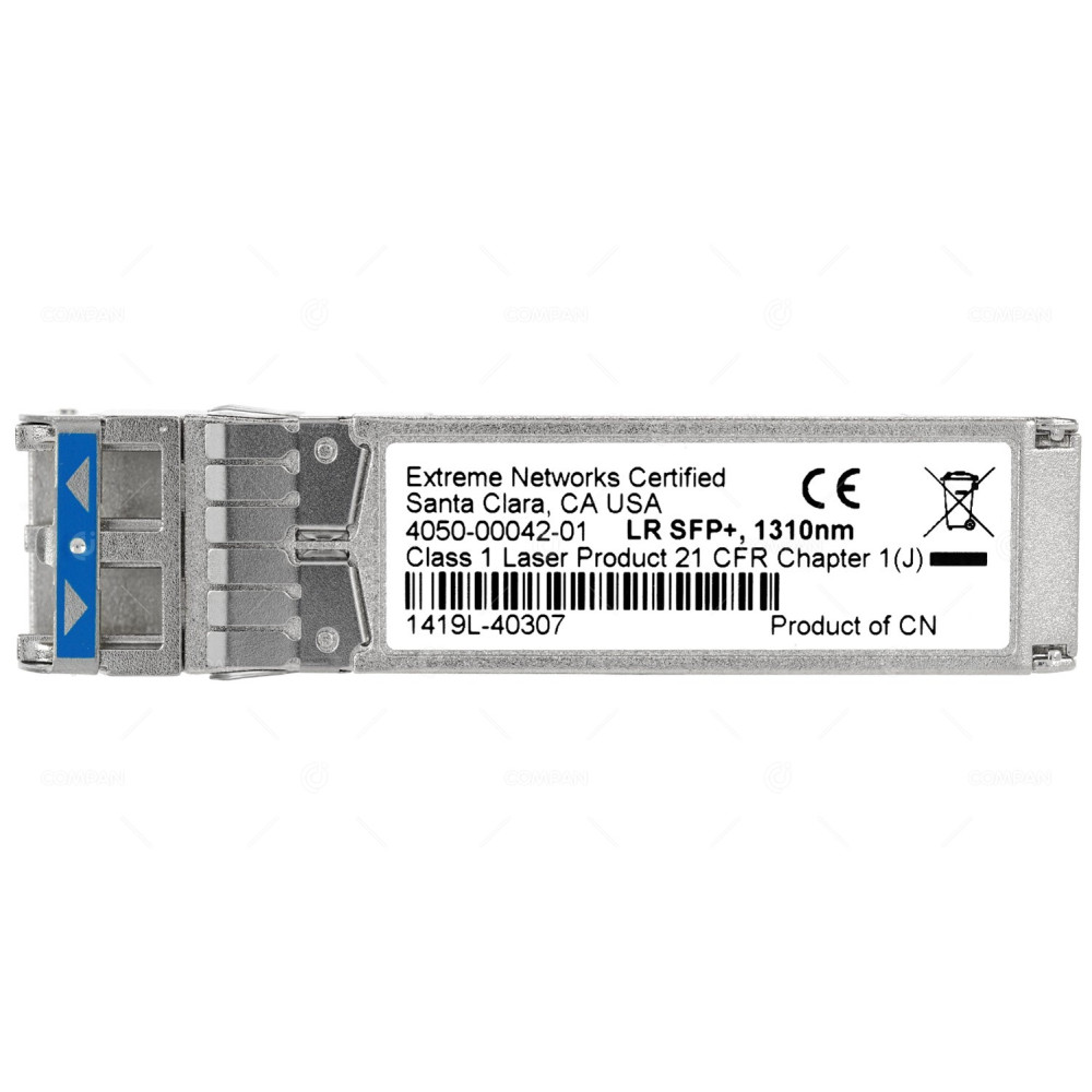 4050-00042-01 EXTREME NETWORKS 10GBASE-LR SFP+ 1310NM OPTICAL TRANSCEIVER