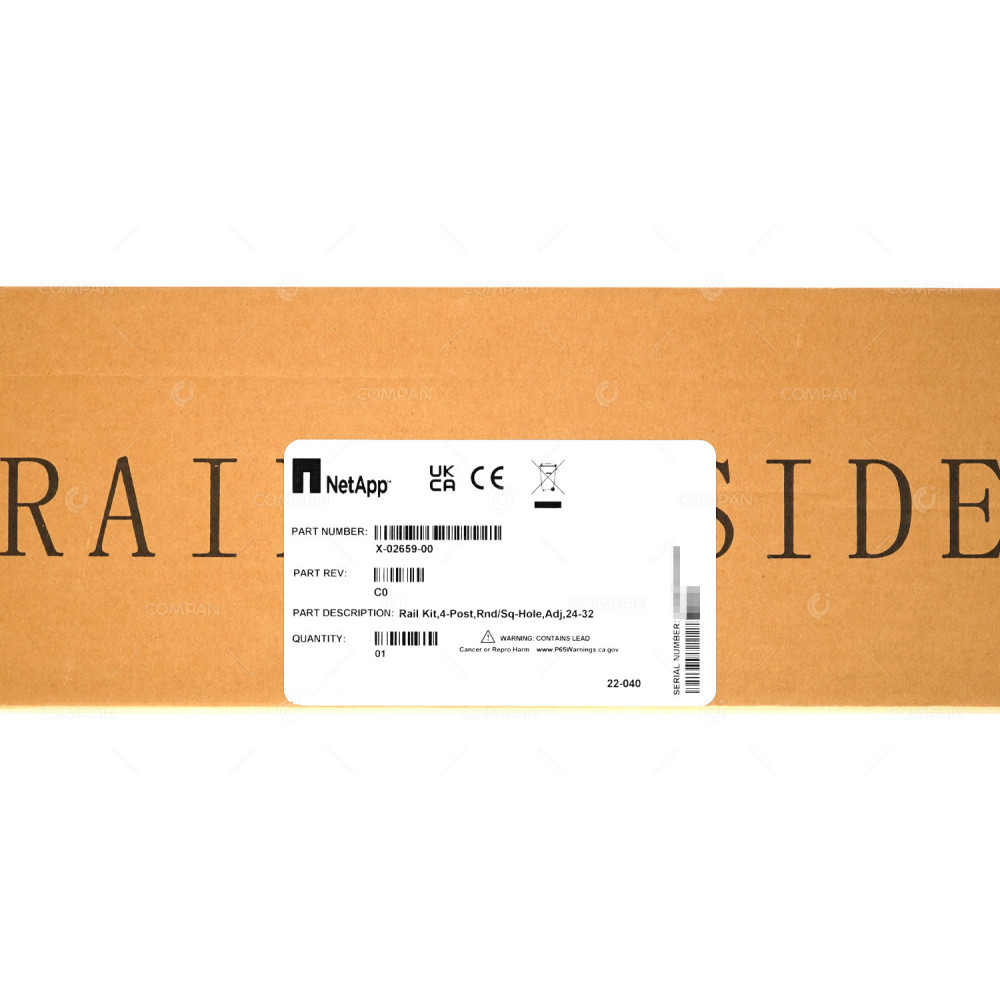 X-02659-00  NETAPP RAIL KIT FOR DE460C / DE224C