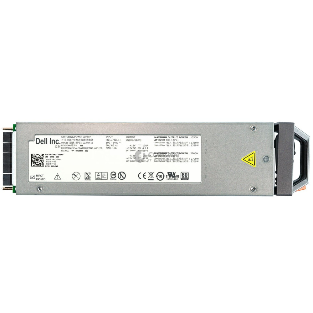 CF4W2 DELL 2700W POWER SUPPLY HOT SWAP FOR DELL POWEREDGE M1000E