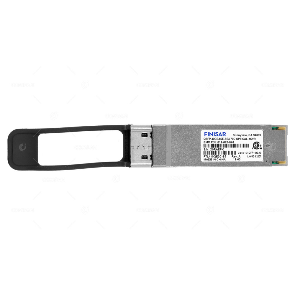 019-078-046 EMC 40BASE-SR4 100M QSFP+ GEN2 OPTICAL TRANSCEIVER MODULE 40GBASE-SR4, FTL410QE2C-E5