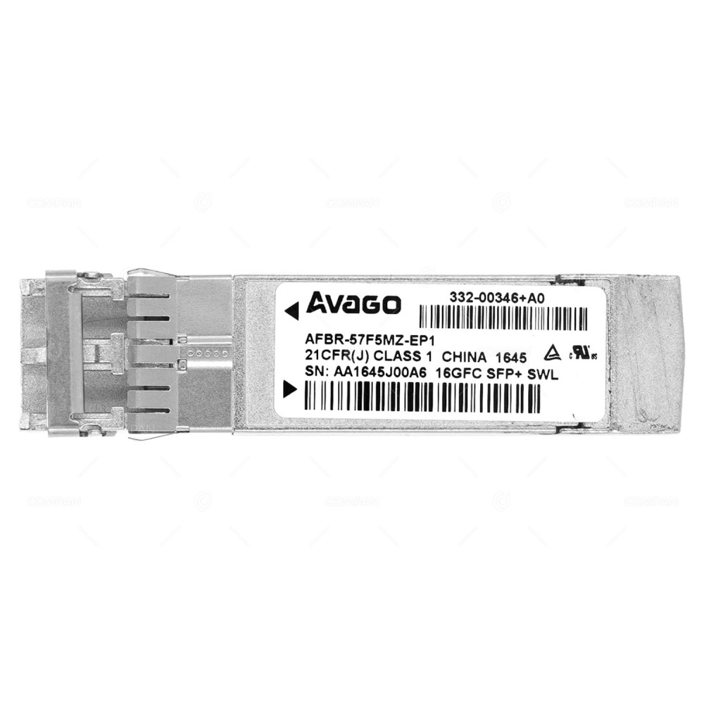 332-00346 NETAPP 16GB FC SFP+ DD 850NM LOW VOLTAGE OPTICAL TRANSCEIEVER AFBR-57F5MZ-EP1
