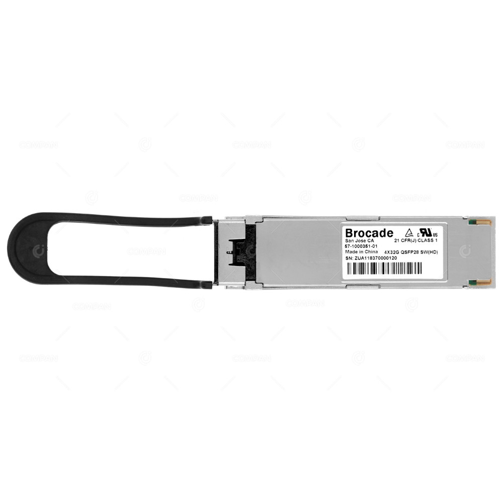 57-1000351-01 BROCADE 128GB QSFP28 850NM 100M SW HD OPTICAL TRANSCEIVER