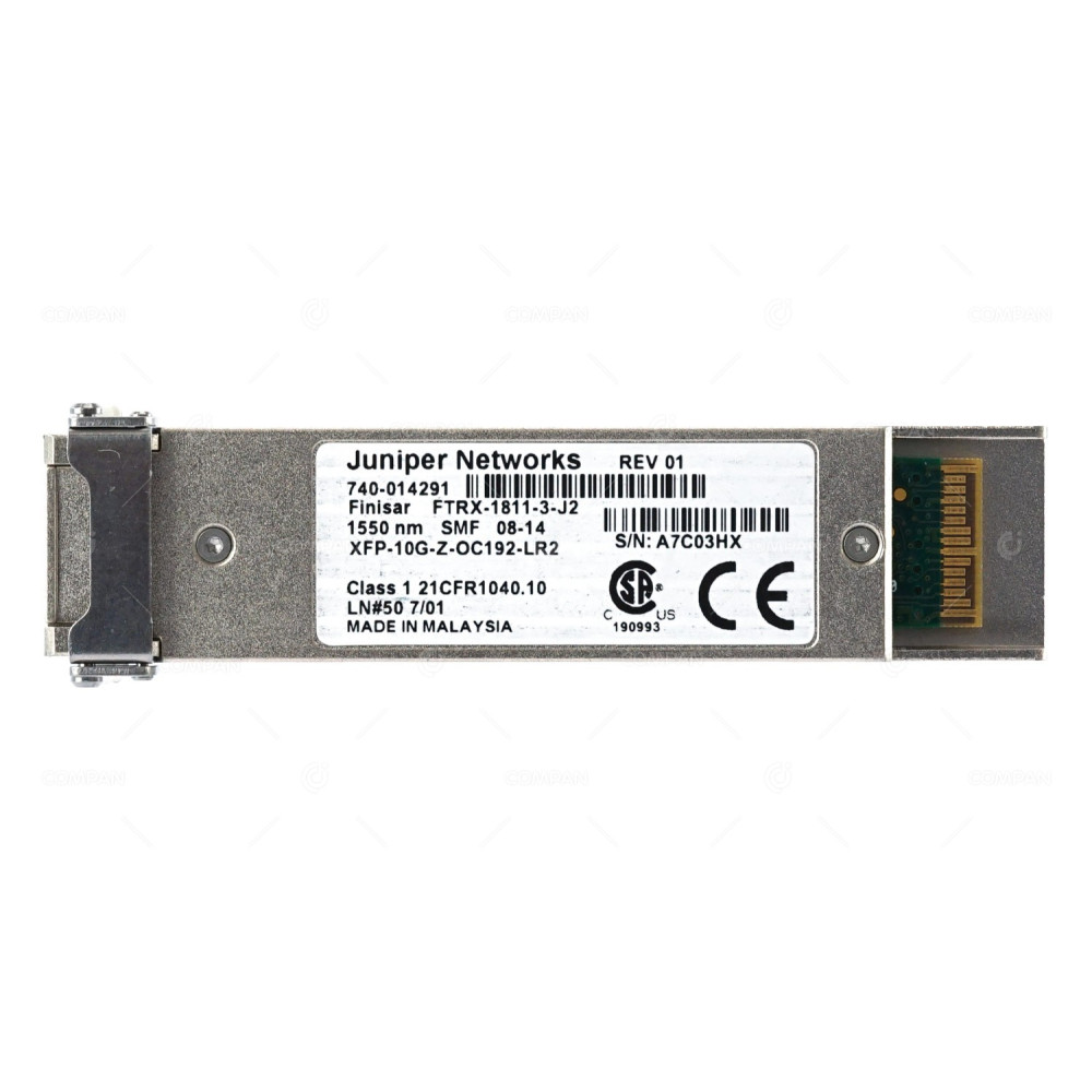 740-014291 JUNIPER OPTICAL TRANSCEIVER PARTY 10GB SFP SR XFP 850NM -