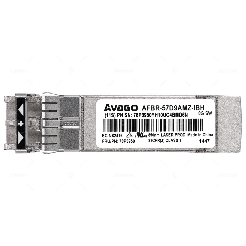 AFBR-57D9AMZ-IBH AVAGO OPTICAL TRANSCEIVER 8GB SFP+ FC SW 850NM -