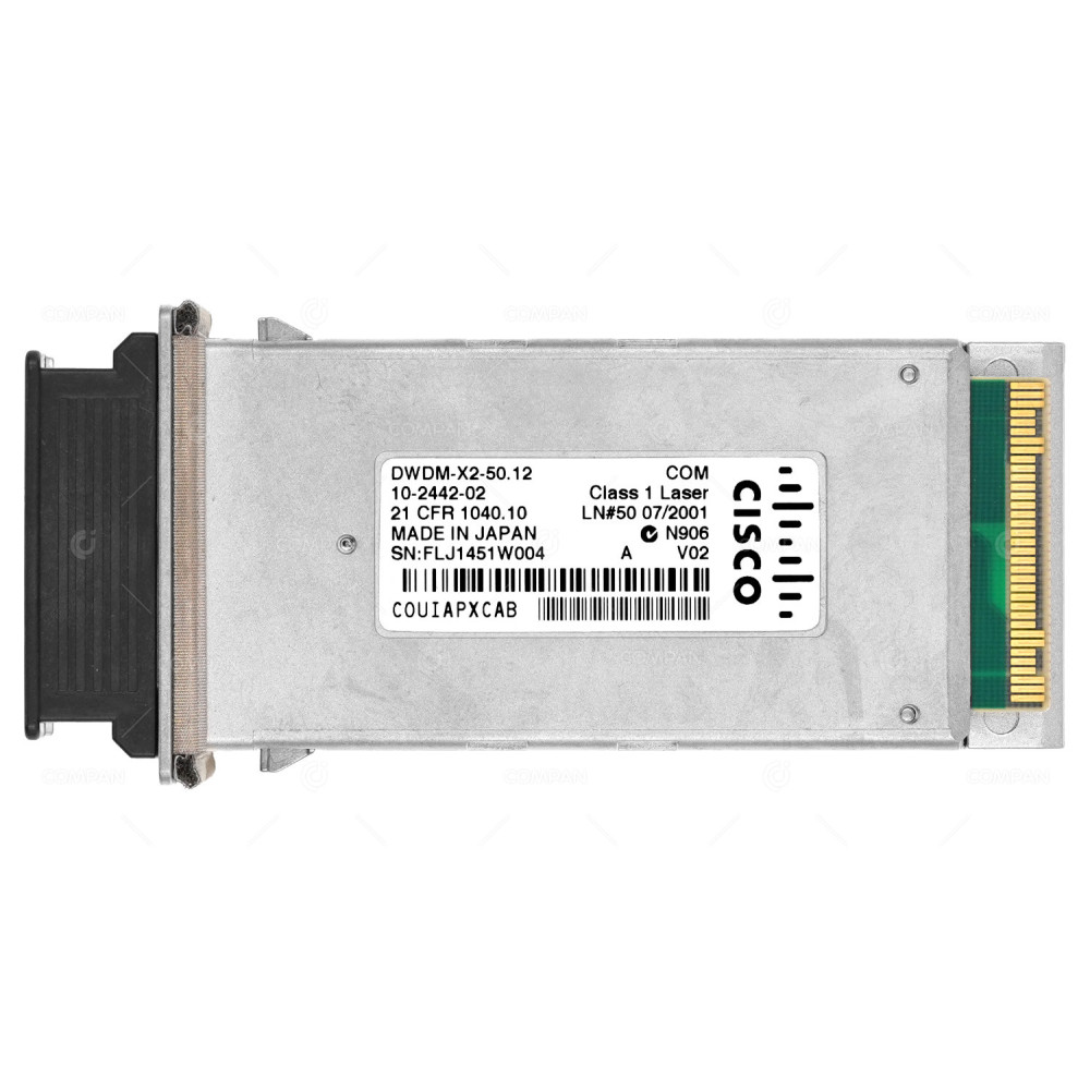 DWDM-X2-50.12 CISCO OPTICAL TRANSCEIVER 10G DWDM SC SM 80KM 1550NM 10-2442-02