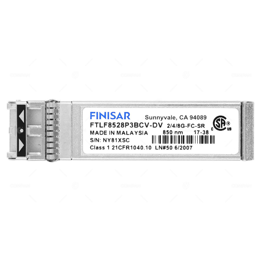 FTLF8528P3BCV-DV FINISAR 8GB SFP SW FC 850NM OPTICAL TRANSCEIVER -
