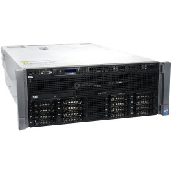 DELL POWEREDGE R910-16SFF 4 x INTEL XEON E7- 4807 , 128GB RAM , 4 X 300GB SAS