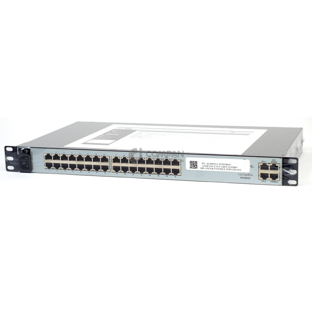 ACS6032 AVOCENT CYCLADES 32-PORT ADVANCED CONSOLE SERVER 6032