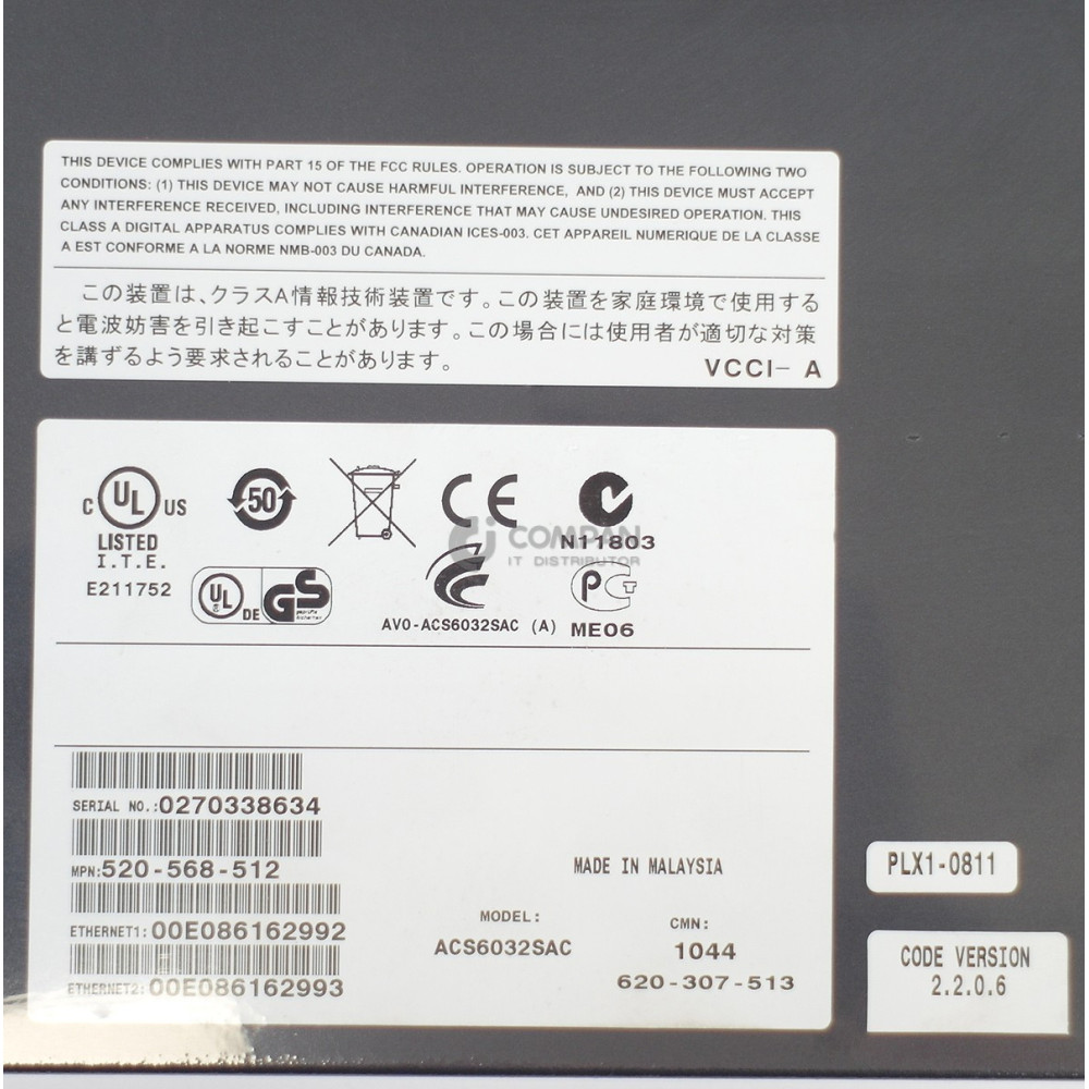 ACS6032 AVOCENT CYCLADES 32-PORT ADVANCED CONSOLE SERVER 6032