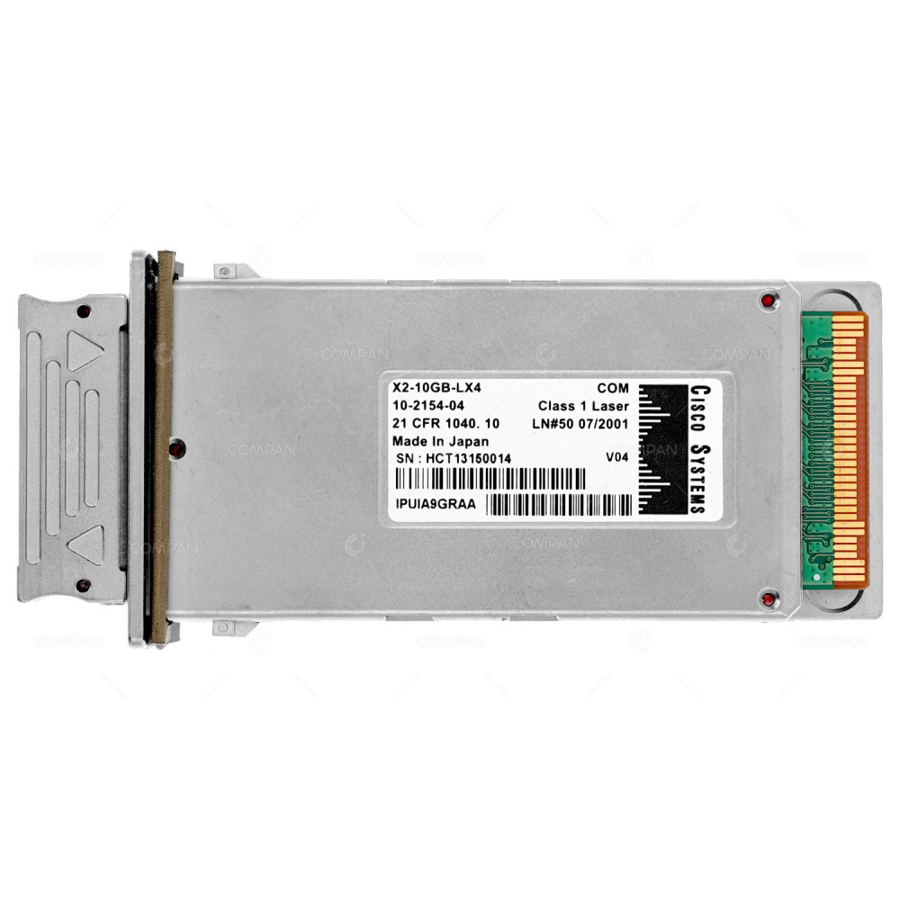 X2-10GB-LX4 CISCO X2-10GBASE-LX4 10GB V04 300M OPTICAL TRANSCEIVER 10-2154-04