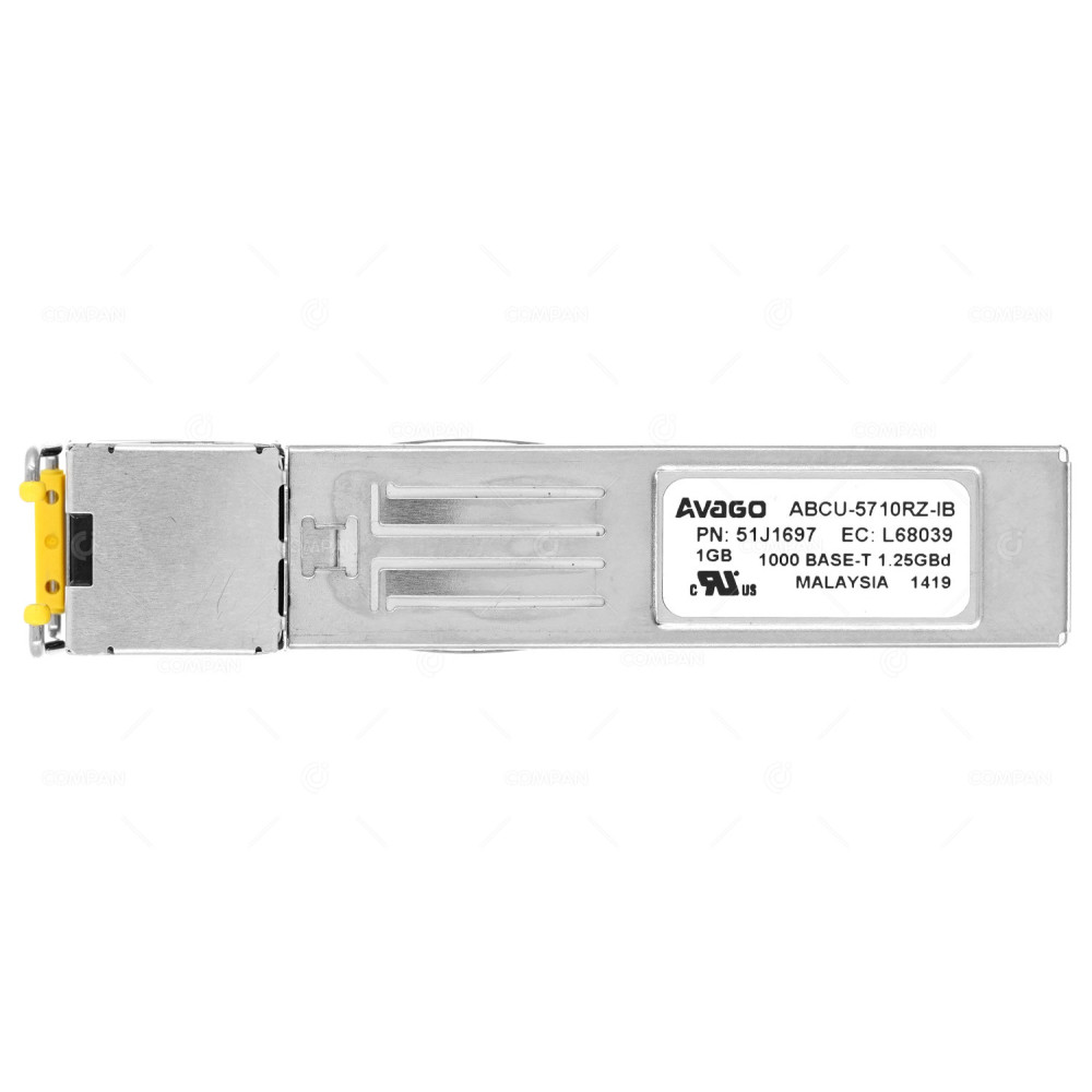 ABCU-5710RZ-IB  AVAGO  COPPER TRANSCEIVER MODULE 1000BASE-T SFP 1.25G RJ-45 100M