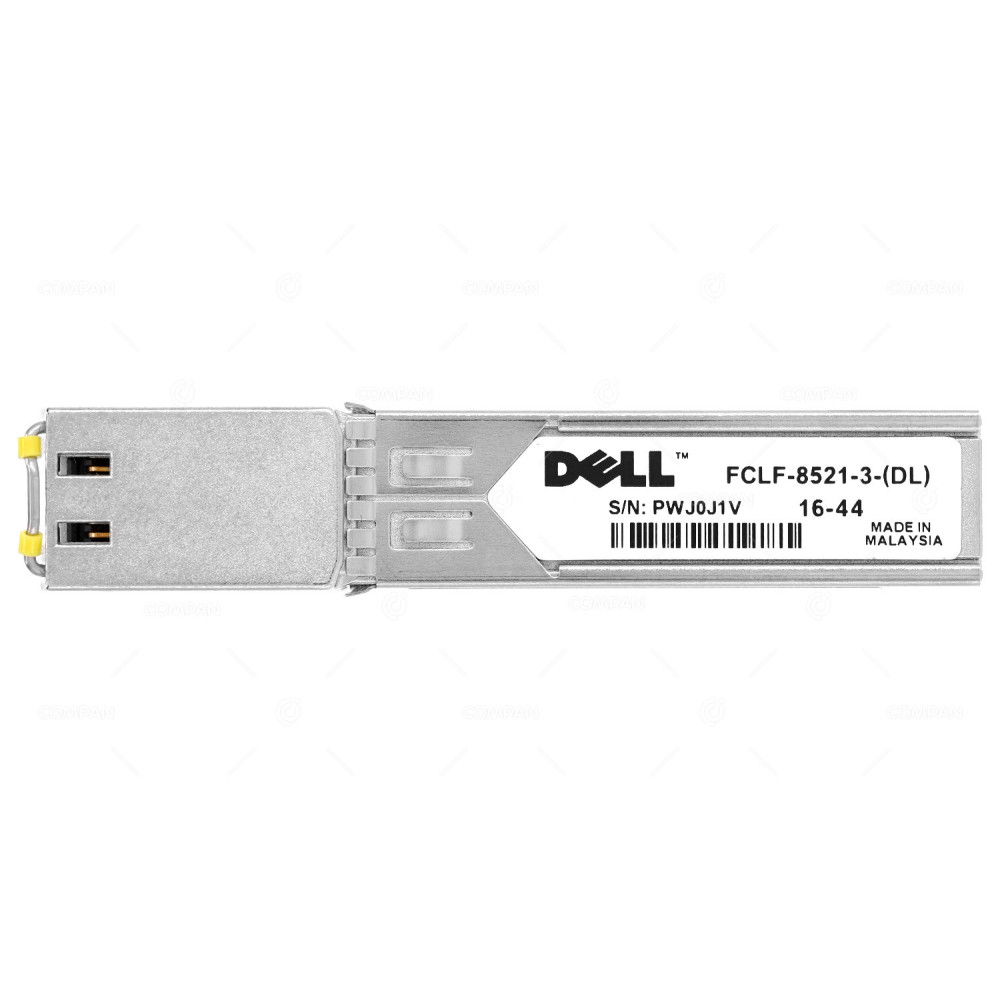 8T47V  DELL COPPER TRANSCEIVER MODULE 1G 1000BASE-T SFP RJ-45 100M