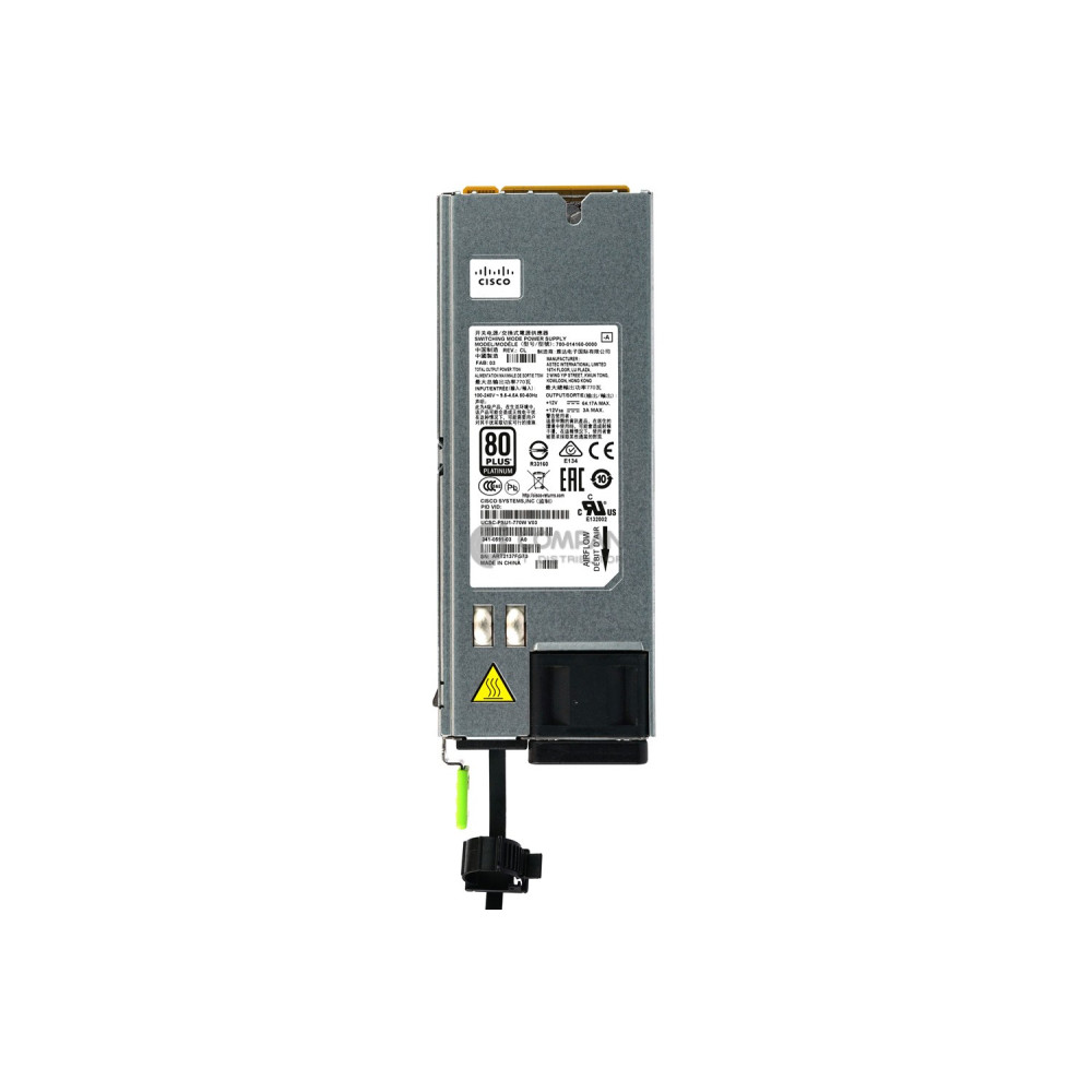 341-0591-03 CISCO POWER SUPPLY 770W 80+ PLATINUM HOT PLUG FOR C220 230 240 M4