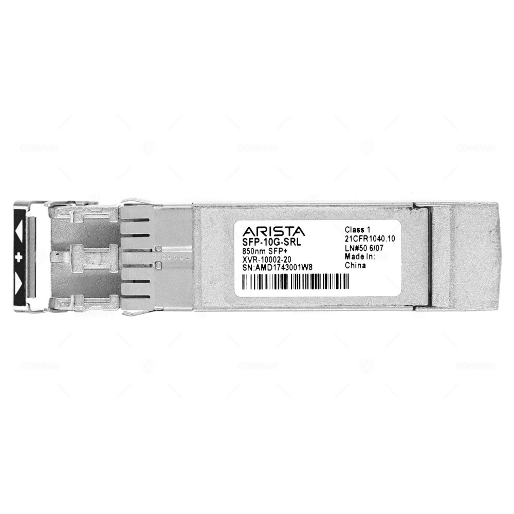 SFP-10G-SRL ARISTA  ARISTA 10GB SFP+ LC DUPLEX SR 850NM MULTI MODE TRANSCEIVER