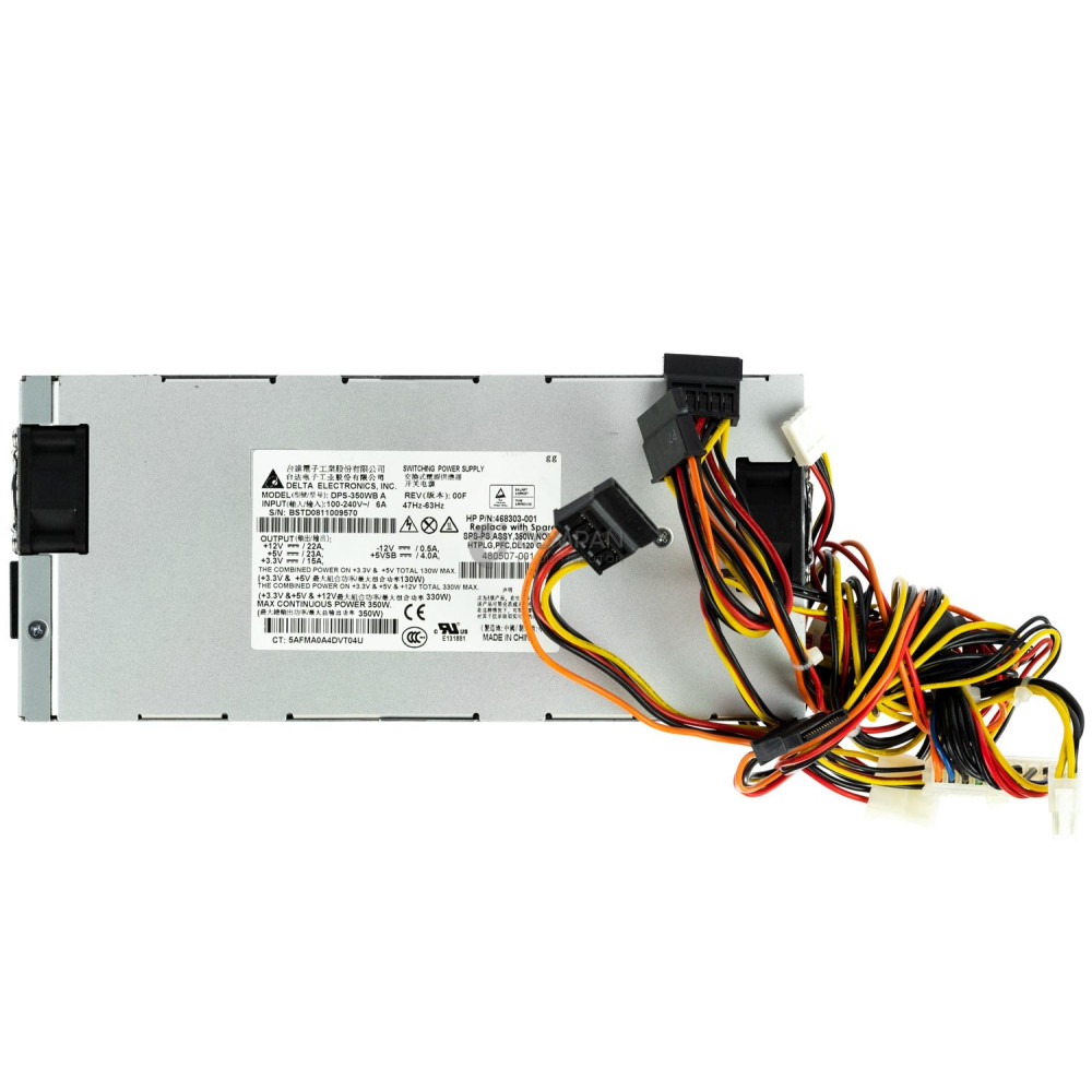 480507-001 HP 350W NON HOT-PLUG SWITCHING POWER SUPPLY