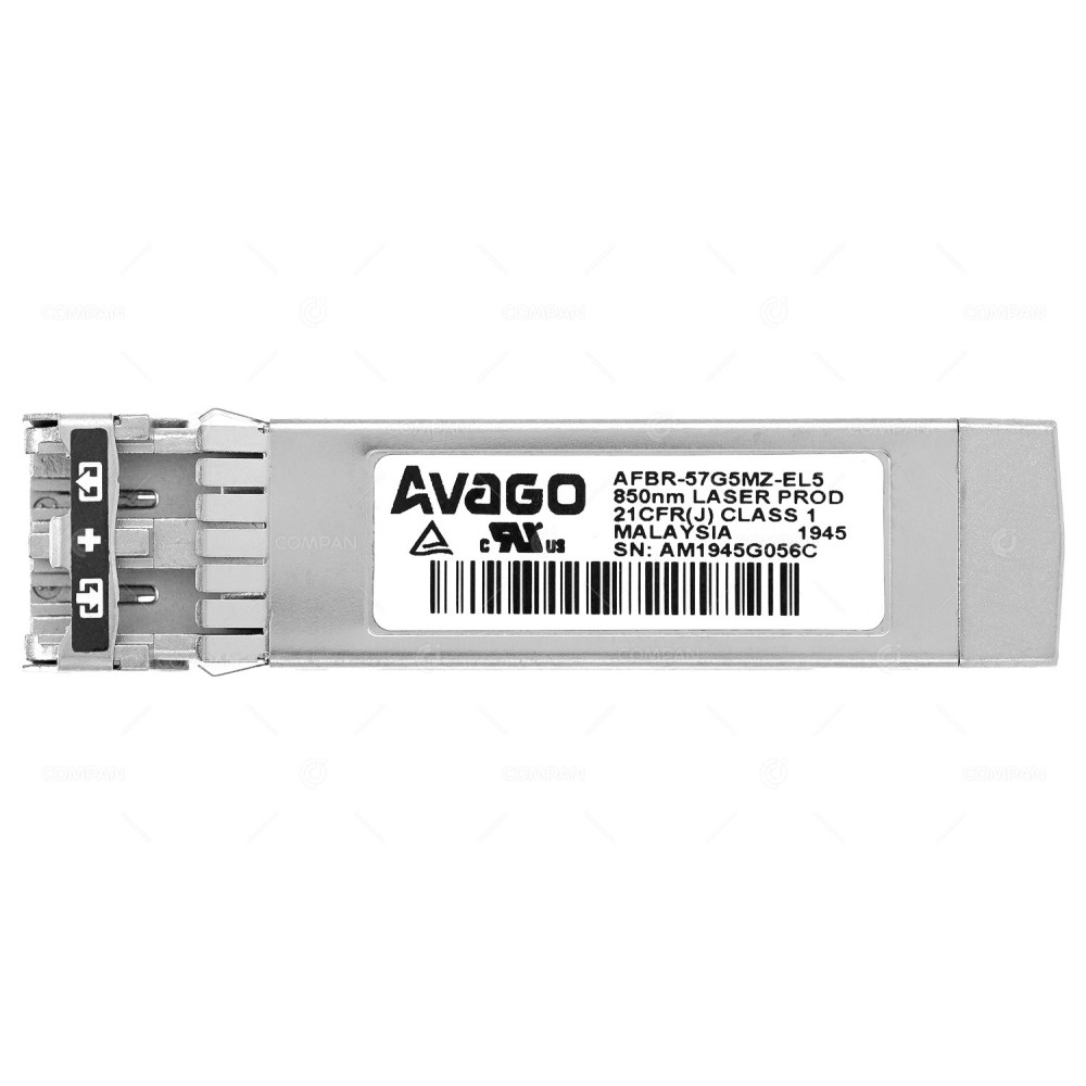 AFBR-57G5MZ-EL5  AVAGO TRANSCEIVER MODULE 32G SFP28 LC MMF 850NM 100M