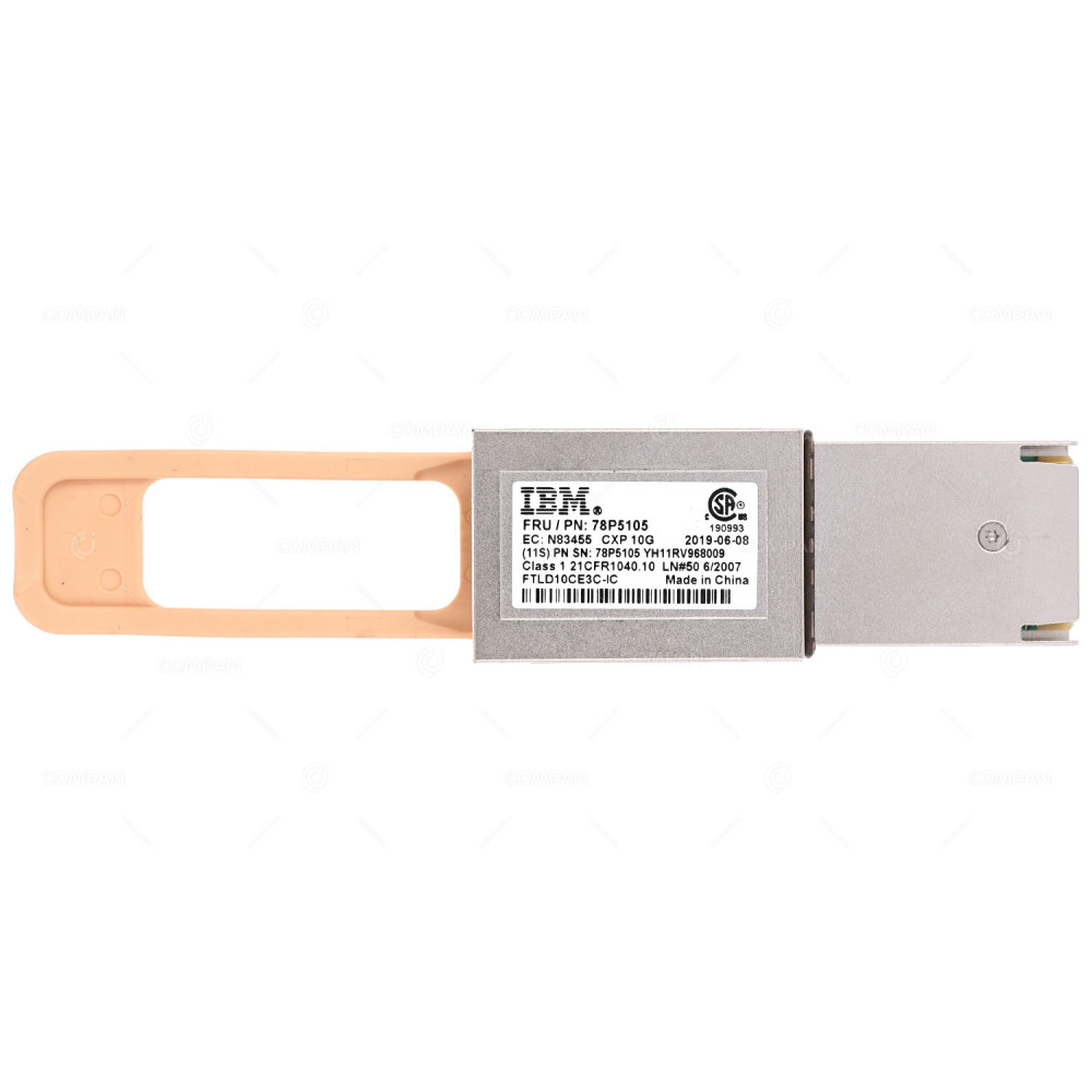 78P5105  IBM OPTICAL TRANSCEIVER MODULE 100GBASE-SR10 MPO MMF 850NM 100M