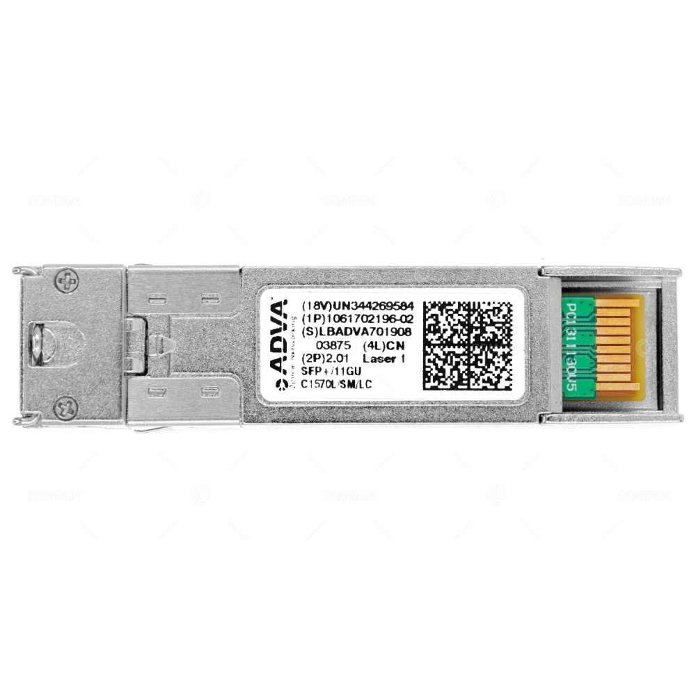1061702196-02  ADVA OPTICAL TRANSCEIVER MODULE 10G SFP+ ER LC SMF 1570NM 40KM