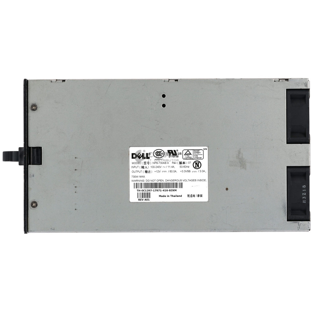 C1297 DELL 730W POWER SUPPLY FOR PE2600 G6