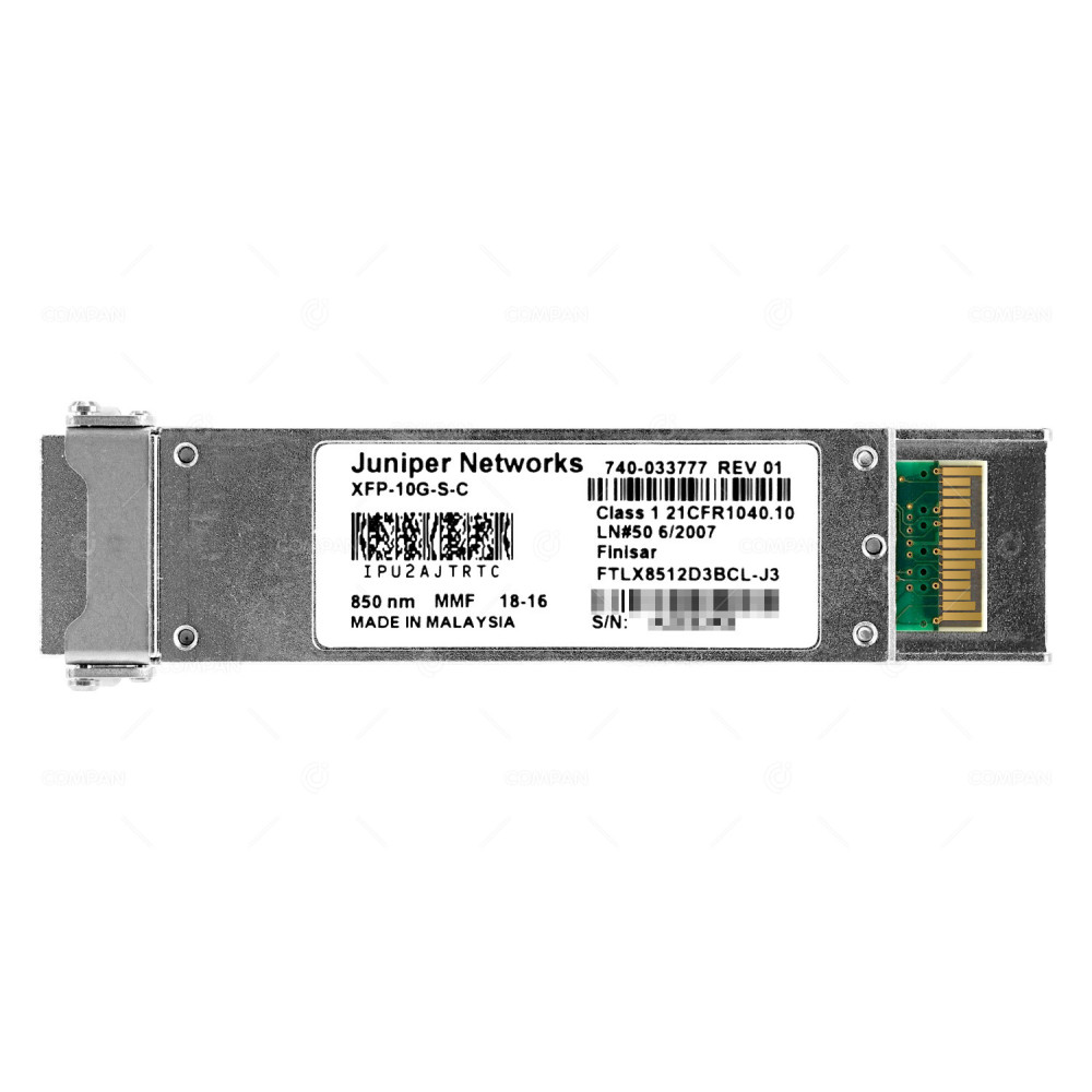 740-033777  JUNIPER OPTICAL TRANSCEIVER 10GB SFP LC 850NM