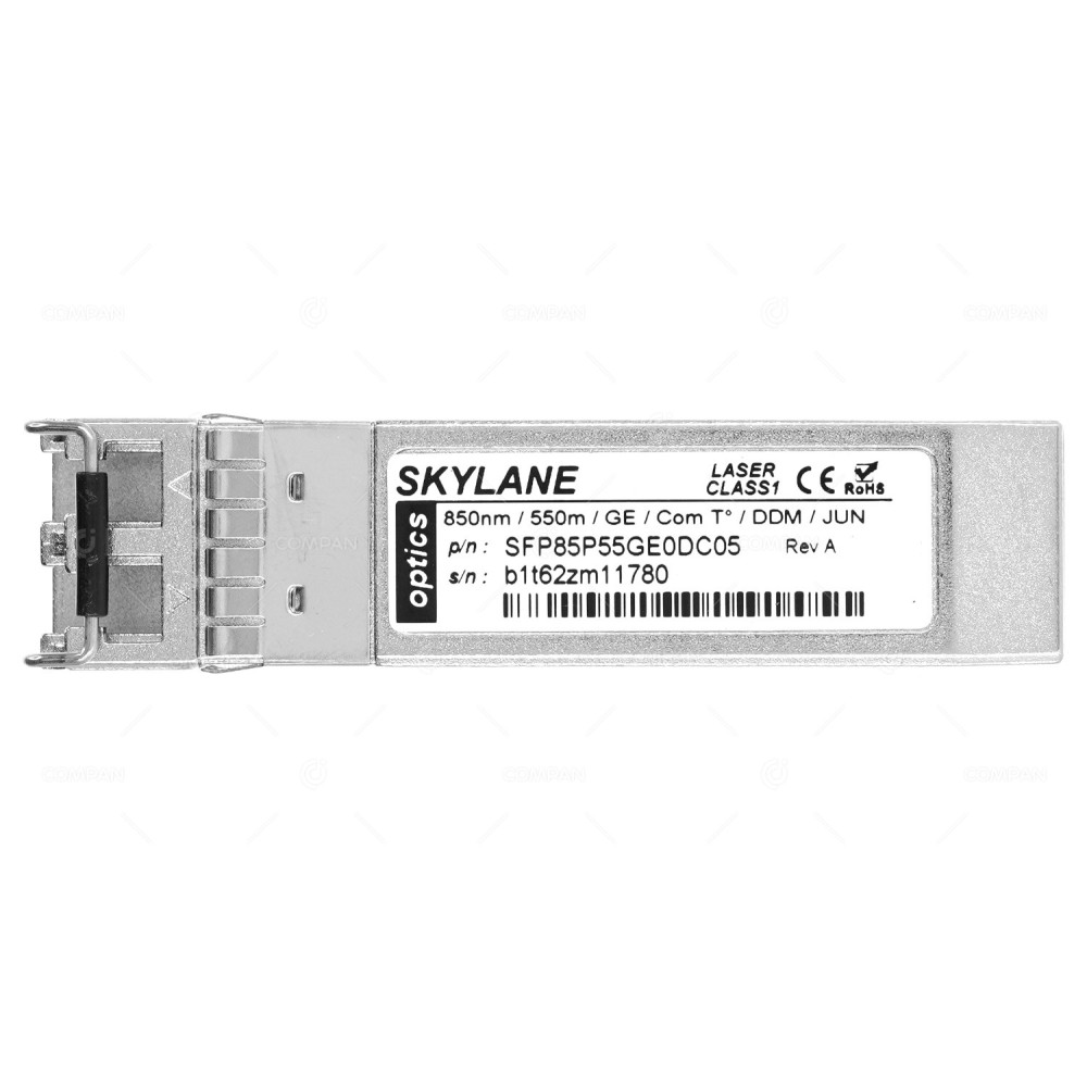 SFP85P55GE0DC05  SKYLANE OPTICS OPTICAL TRANSCEIVER MODULE 1G 100BASE-SX SFP LC MMF 850NM 550M
