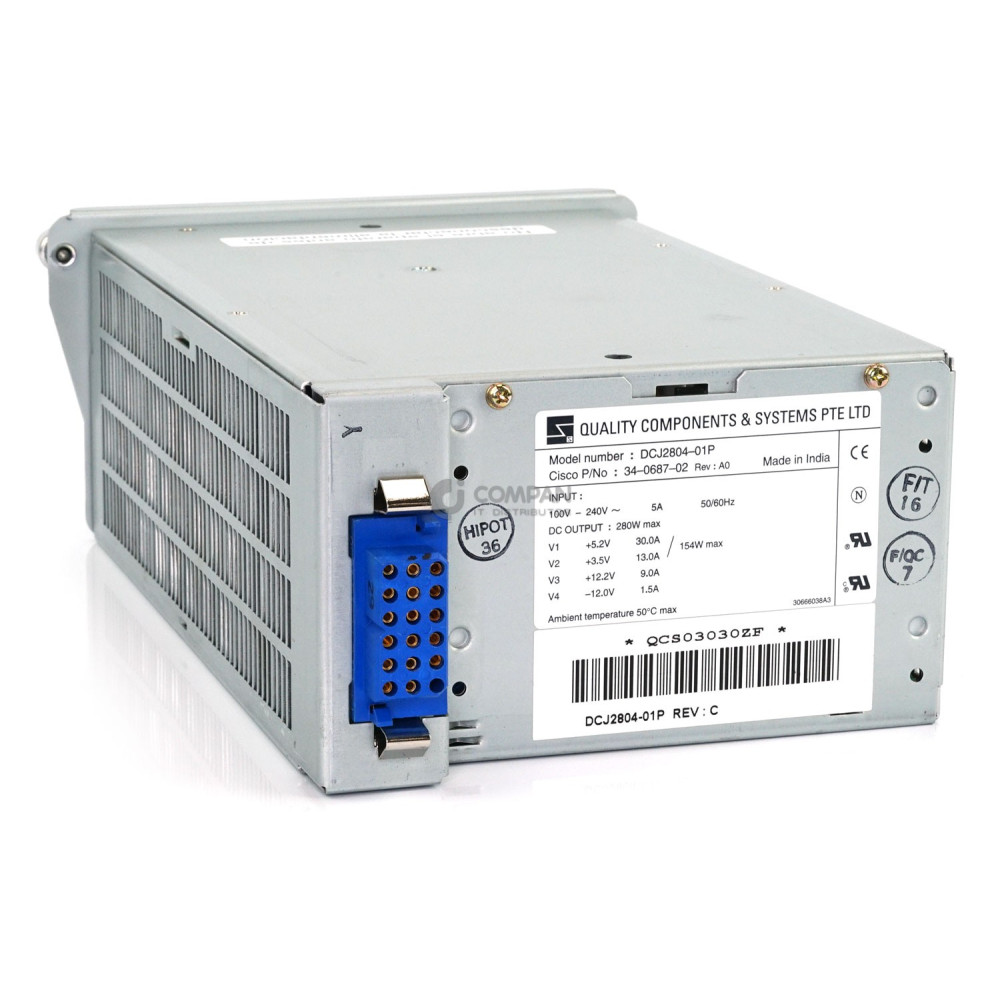 DCJ2804-01P CISCO 280W POWER SUPPLY FOR CISCO 7200VXR 7206VXR
