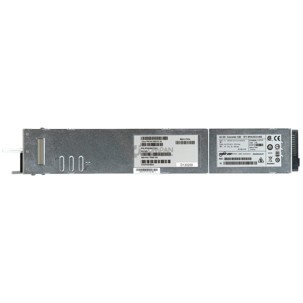 N55-PAC-750W CISCO 750W 80+ PLATINUM POWER SUPPLY FOR CISCO NEXUS 5548UP
