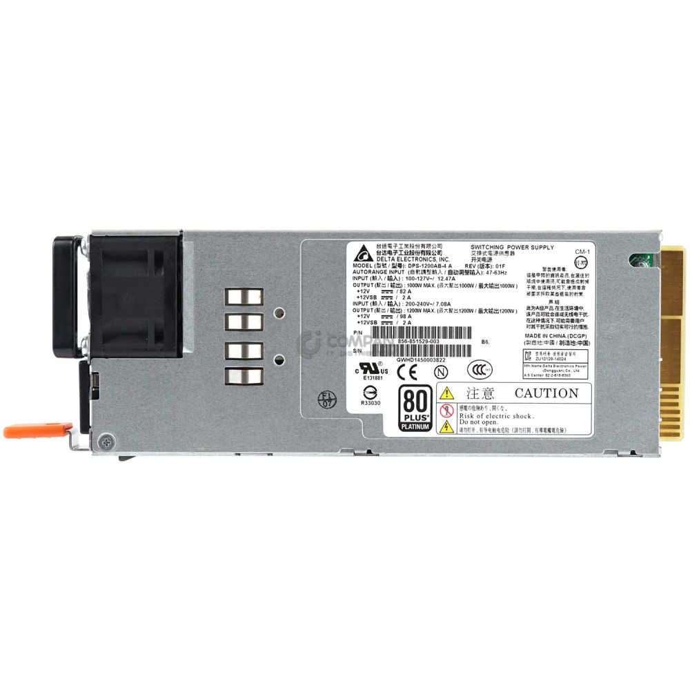 856-851529-003 NEC 1000W 80PLUS PLATINUM POWER SUPPLY FOR NEC EXPRESS5800