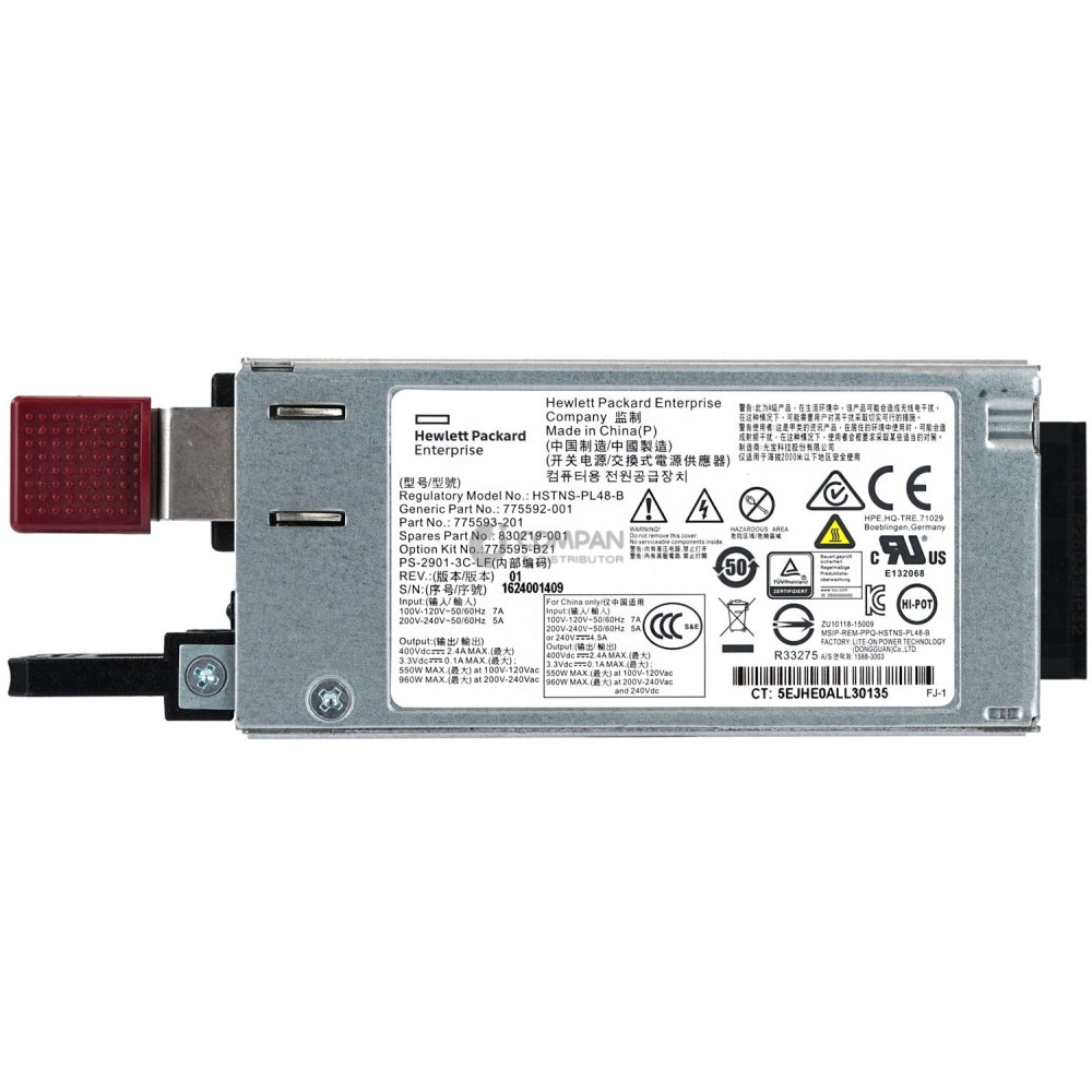 830219-001 HP 900W POWER SUPPLY G9