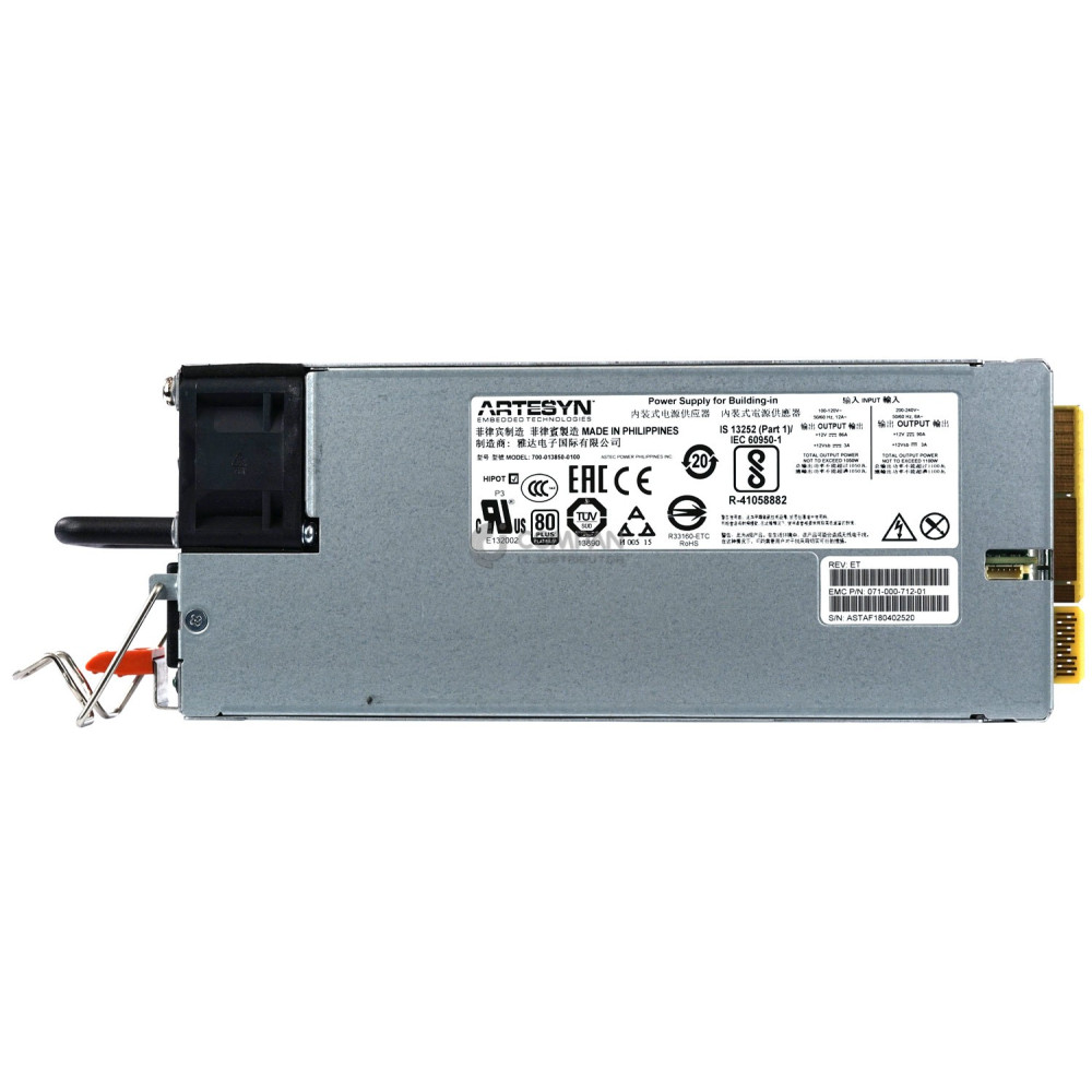 071-000-712-01 EMC 1100W AC DC POWER SUPPLY FOR EMC UNITY SERIES