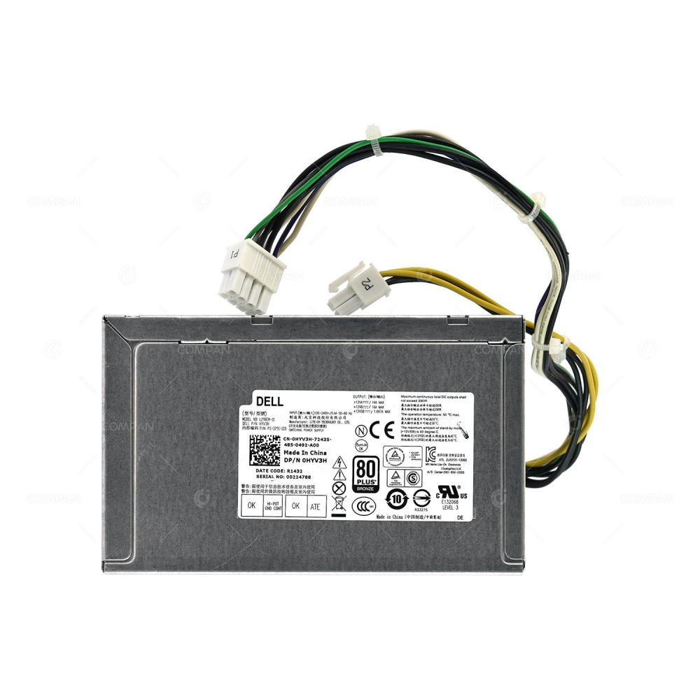 HYV3H DELL 290W POWER SUPPLY FOR POWEREDGE T20