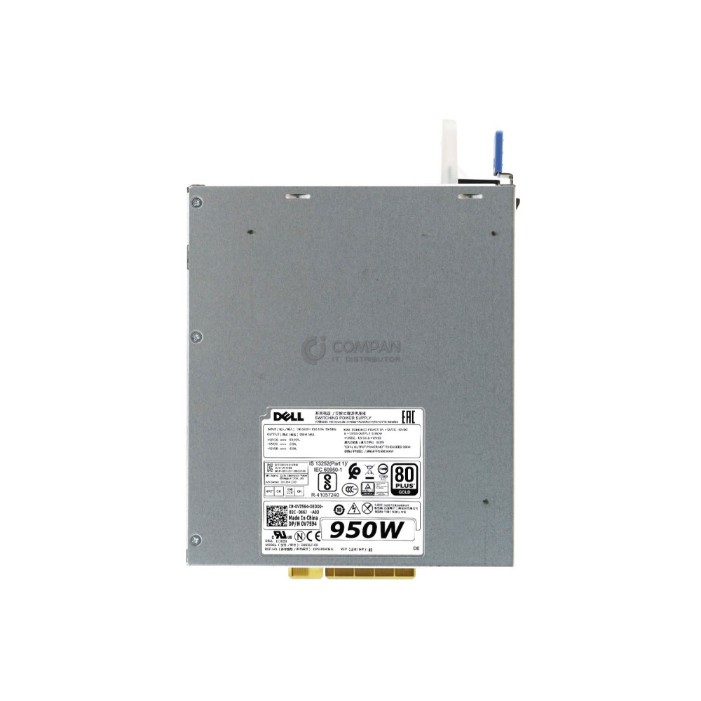 V7594 DELL 950W POWER SUPPLY FOR PRECISION 7820 0V7594