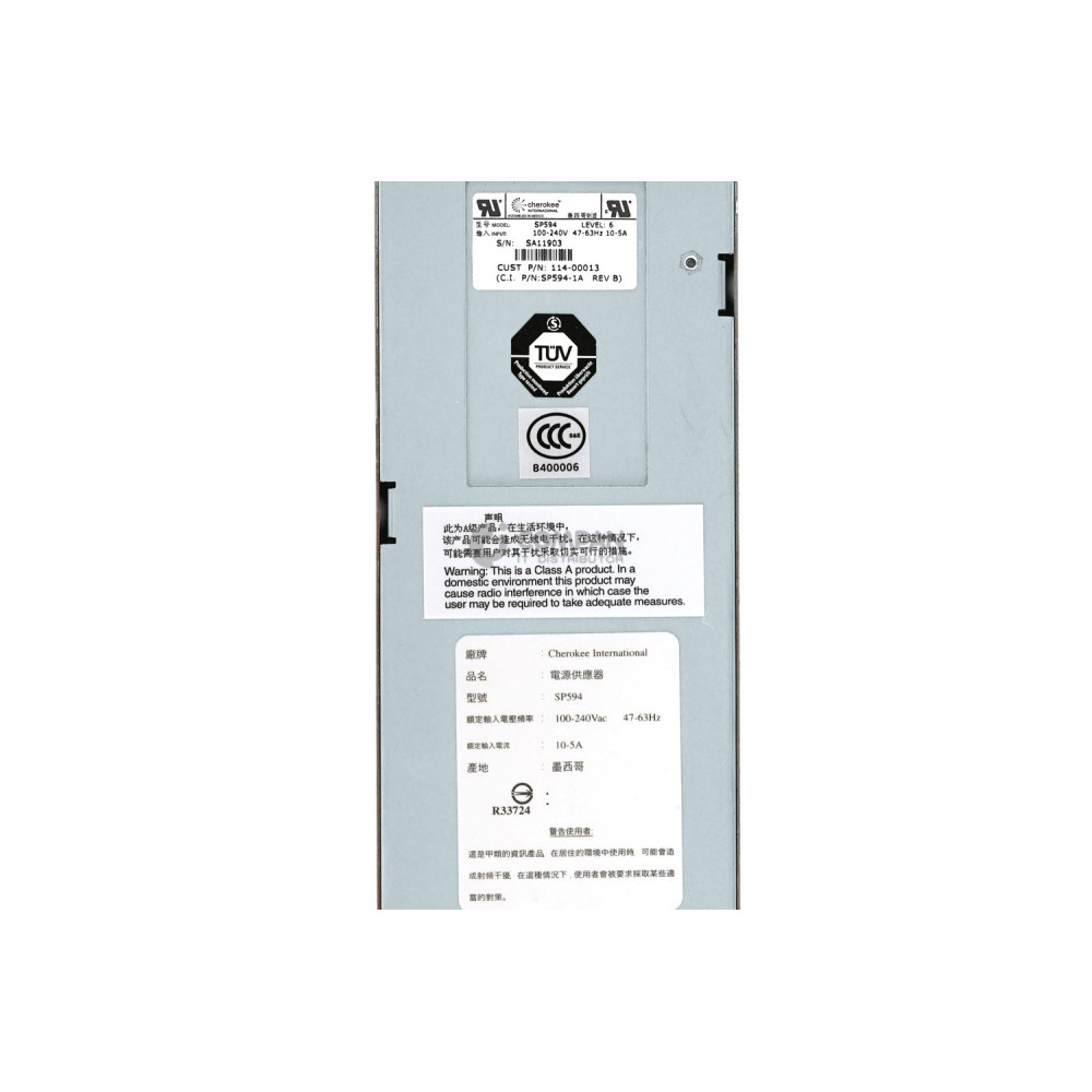114-00029 NETAPP 650W POWER SUPPLY FOR NETAPP FAS3000 SERIES