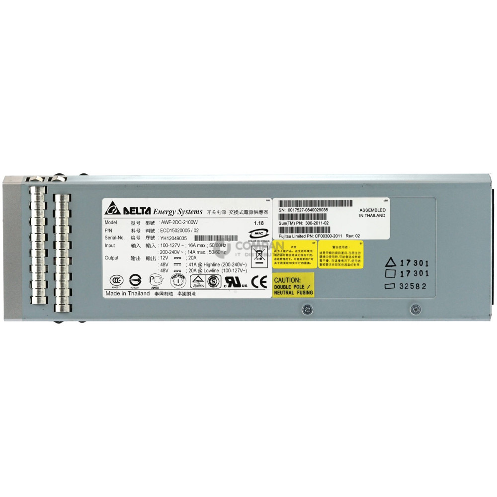 300-2011-02 SUN 2200W INPUT POWER SUPPLY FOR SUN SPARC M4000 M5000