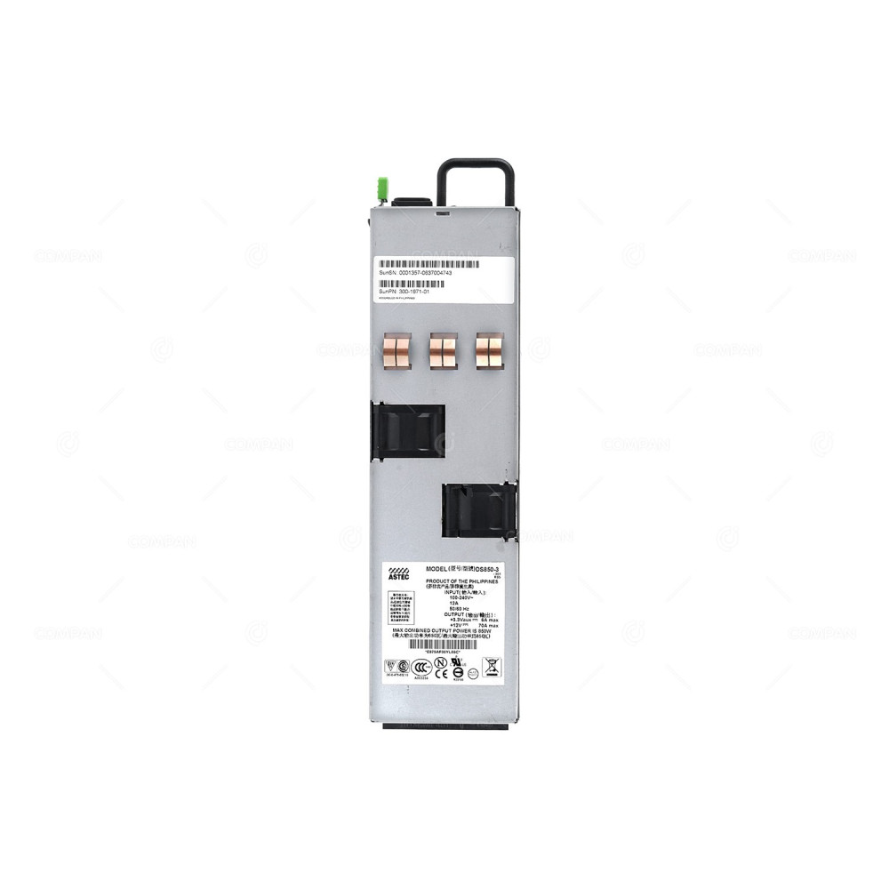 300-1971-01 SUN 850W POWER SUPPLY TYPE A204 FOR SUN FIRE X4600 M2 DS850-3