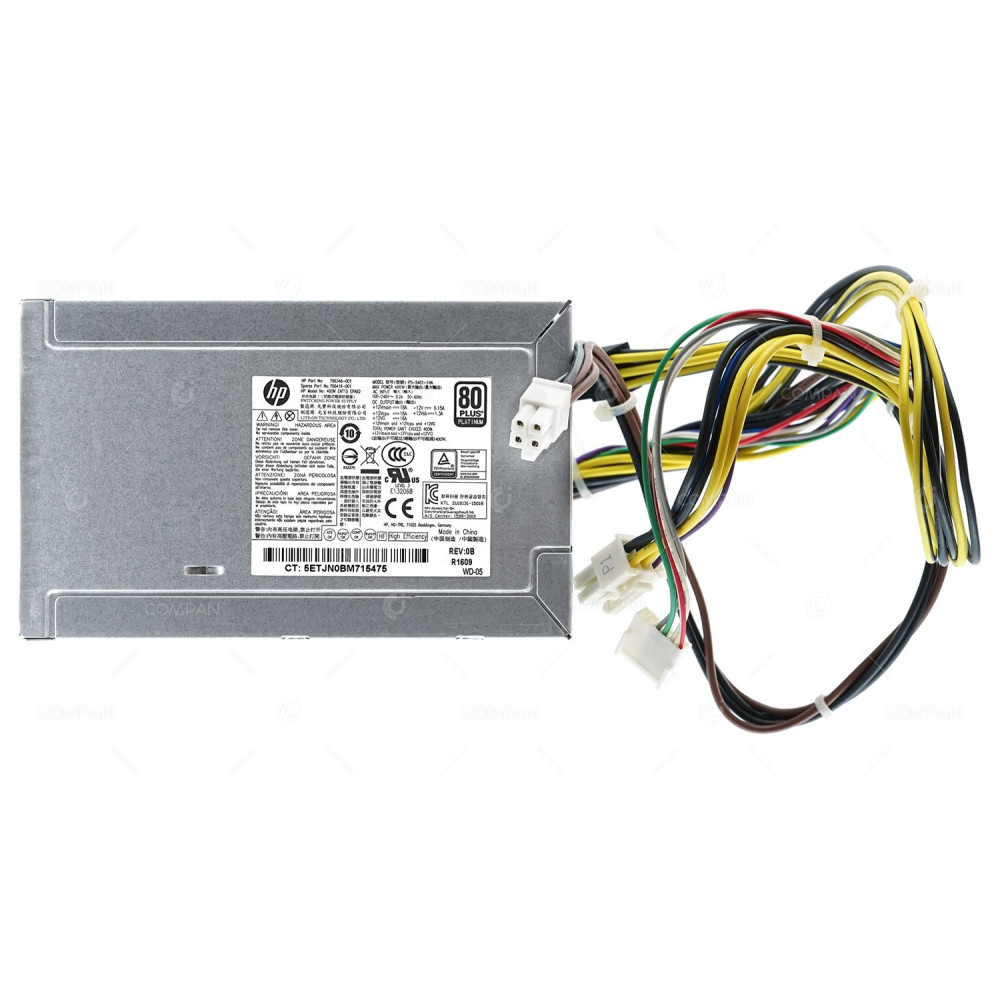 796416-001 HP 400W ENT15 EPA92 80 PLUS PLATINUM POWER SUPPLY FOR WS Z240 796346-001, PS-5401-1HA