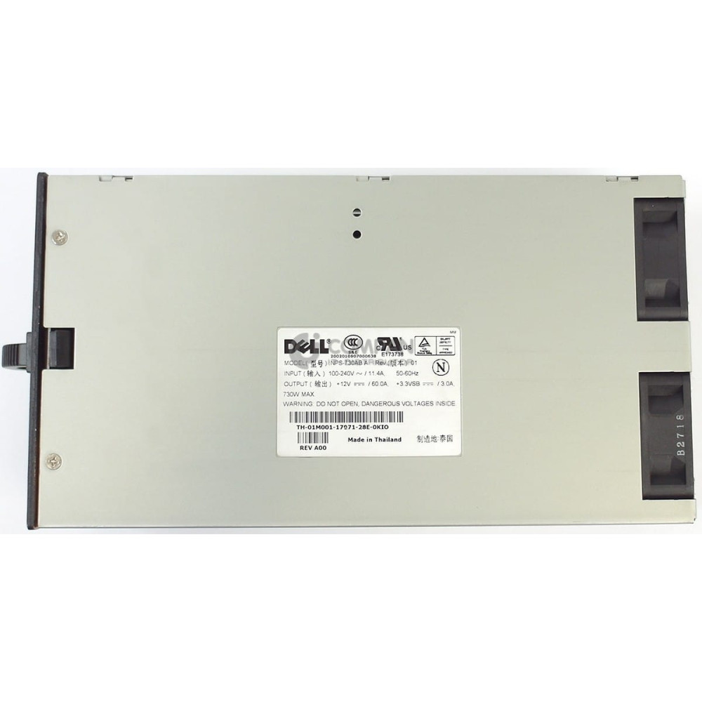 1M001 DELL 730W POWER SUPPLY FOR PE 2600 NPS-730AB