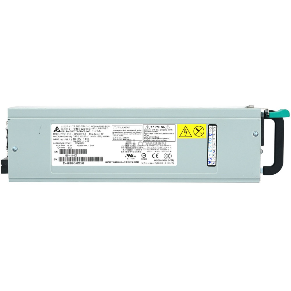 E34411-007 INTEL 600W POWER SUPPLY DPS-600TB